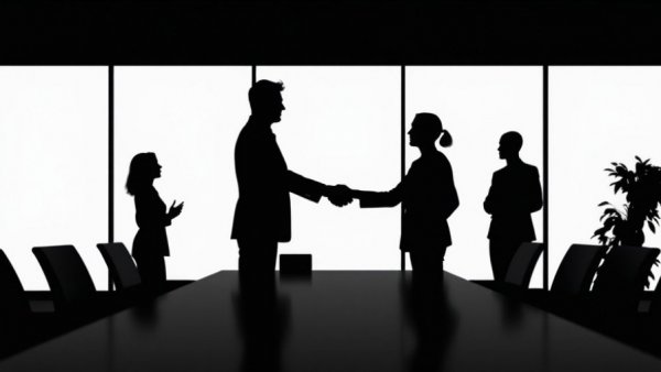 Phio Pharmaceuticals Board Appointment silhouette handshake.