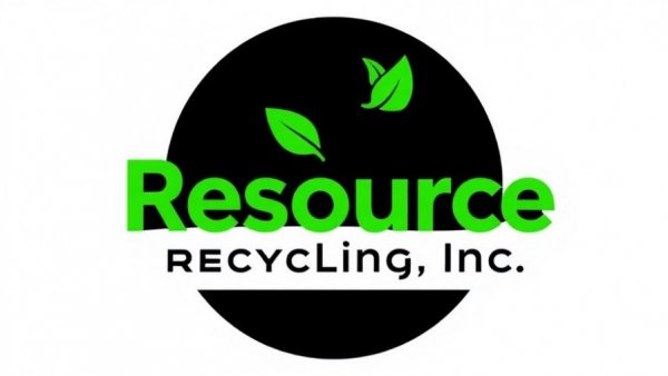 Resource Recycling, Inc. logo with environmental theme.