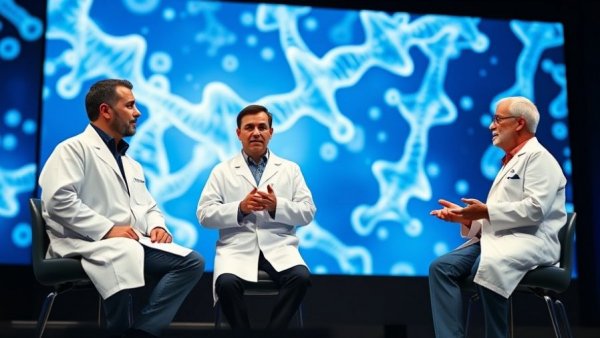 Science-backed wellness experts discussing on stage.