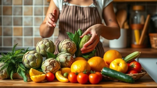 Person organizing produce highlighting GLP-1 nutritional gaps.