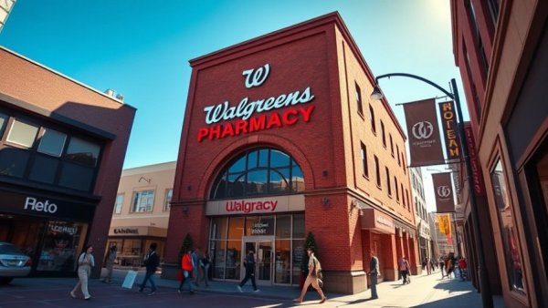 Walgreens pharmacy exterior in California on a sunny day, related to affordable insulin
