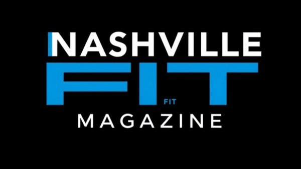 NASHVILLE FIT MAGAZINE logo in bold modern style.