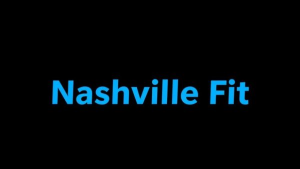 Nashville Fit magazine logo in bold text design
