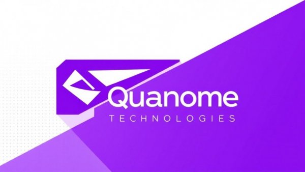 Quanome Technologies modern logo, abstract design.