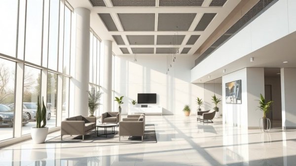 Sleek modern office lobby illustrating Rackspace securities class action investment environment.