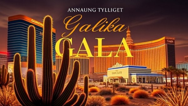 Desert Injury Law Launch Party gala event poster with desert and skyline.
