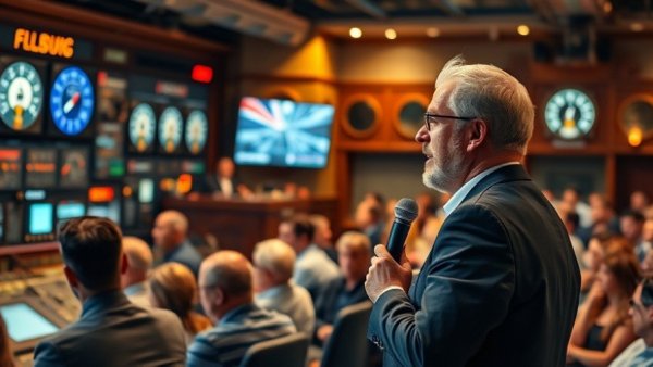 Speaker at a tech conference on Scaling Quantum Computing