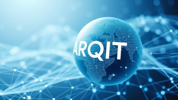ARQIT logo with digital globe, representing quantum-safe satellite communications