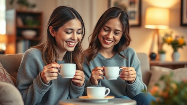 Two women discussing how metabolic health affects ovarian aging.