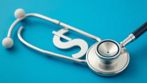 Stethoscope forming a dollar sign, representing Medicare Advantage coverage costs.