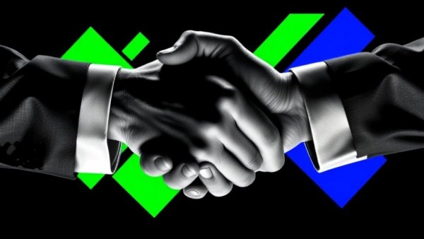 Polymarket Investigations handshake symbolizing finance