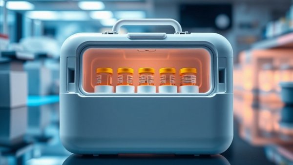 Temperature-controlled medication solutions in advanced cooler