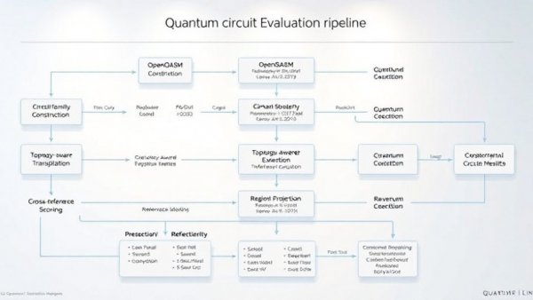 Quantum circuit evaluation flowchart for quantum-to-classical handoff.