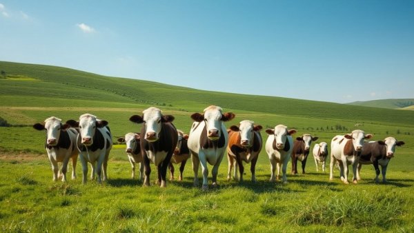 Cows grazing on lush pasture, Truly Grass Fed Certification.