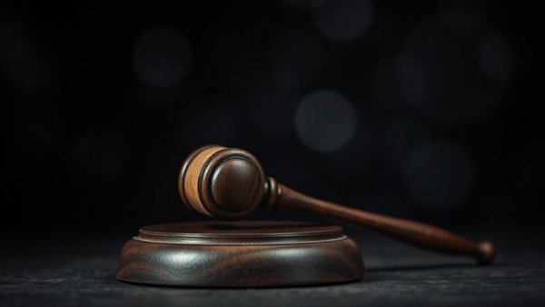 Gavel representing Tether regulatory issues in a legal context.