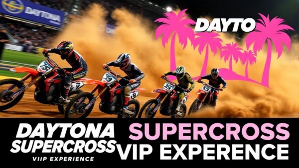 Daytona Supercross VIP Experience motocross event banner