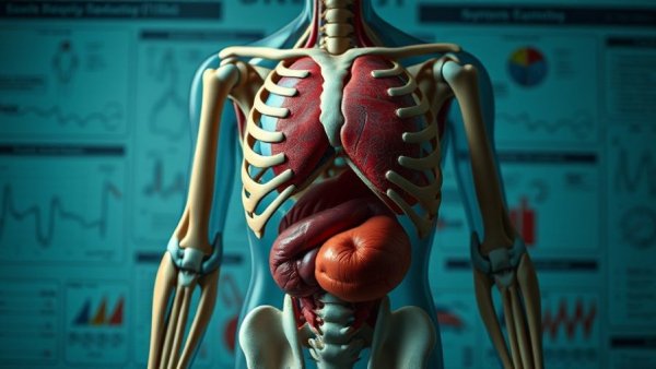 3D Patient Anatomy Access: detailed human anatomy model.