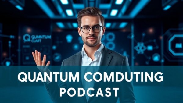 Quantum computing podcast promotion with Helmut G. Katzgraber.