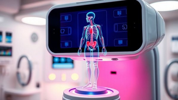 Cutting-edge Glasses-Free 3D medical imaging device displaying anatomy