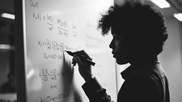 Silhouette writing math equations on whiteboard, OpenAI AI model context