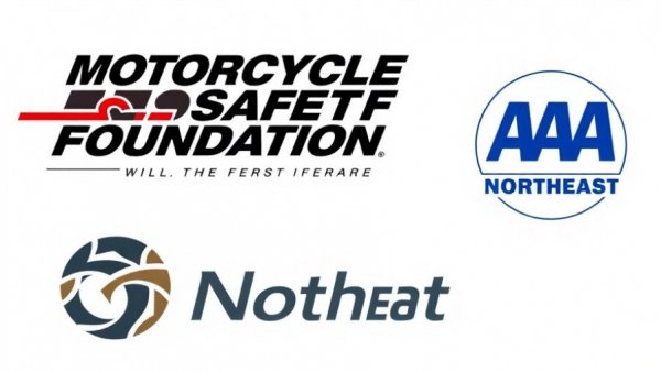 Motorcycle safety foundation AAA northeast logos