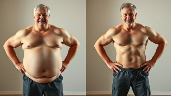 Body transformation coaching results with before and after photos.