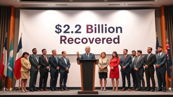 Officials announce recovery of $2.2 billion in fraud in government healthcare programs.