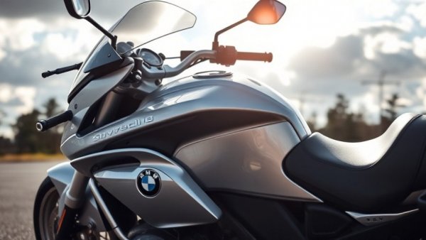 Custom BMW motorcycle shines at BMW Motorrad Days event.