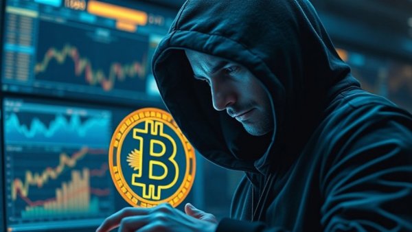 Digital Bitcoin hacker analysis with financial data