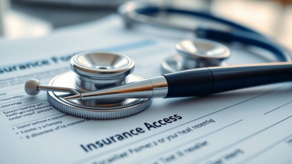 Stethoscope and pen on health insurance form, emphasizing mental health access.