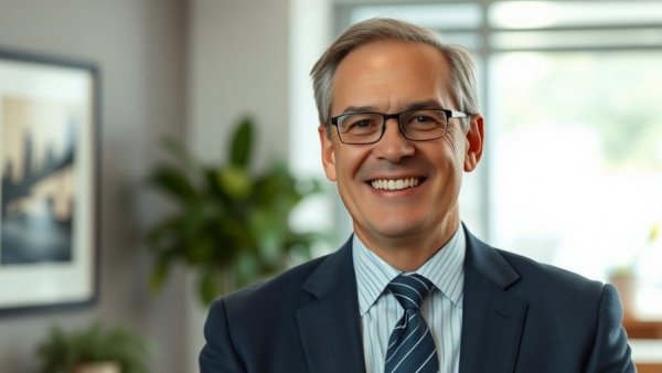 Confident man in business suit smiling, related to 13th Judicial Circuit.