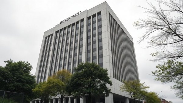 Modern government building representing health IT certification criteria