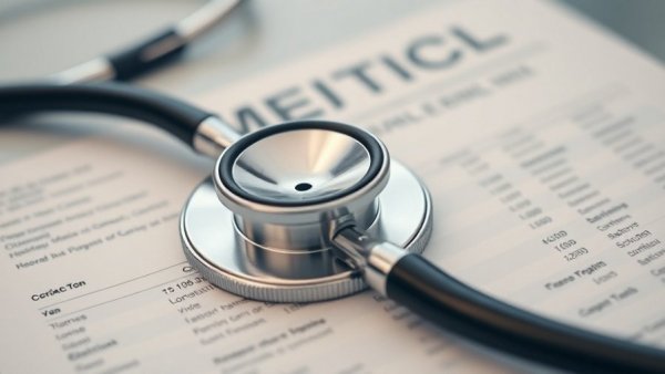 Stethoscope on medical bill highlighting No Surprises Medical Billing.
