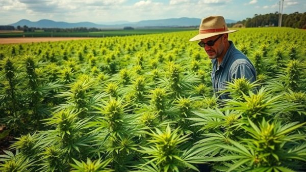 Lush cannabis farm highlighting growth strategy for BioCannabis.