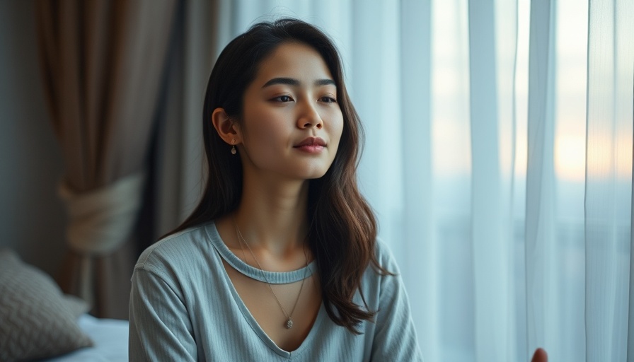 Serene woman meditating for Ayurvedic sleep remedies.