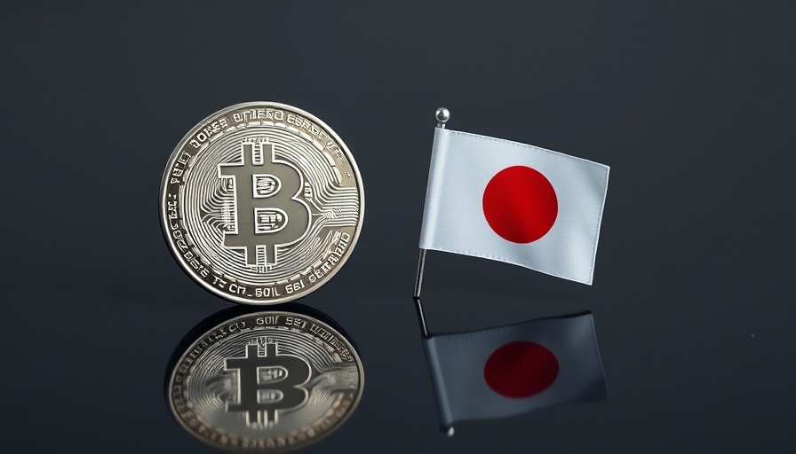 Metaplanet Bitcoin Holdings Expansion symbolized by Bitcoin and Japanese flag.