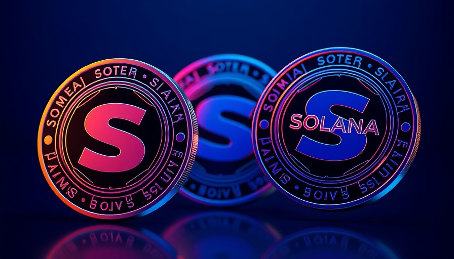 Glossy Solana tokens illustrating automatic token support on Solana.