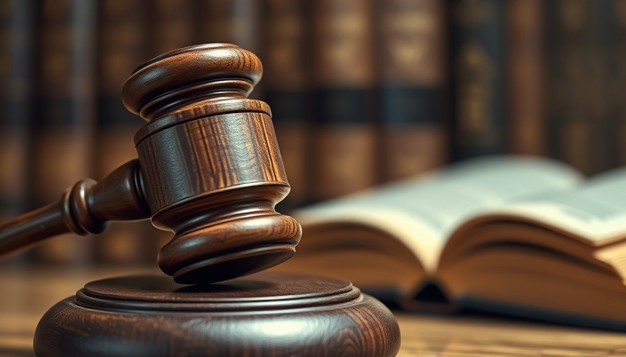 Judge's gavel symbolizing law related to CIA firings due to Trump DEI order.