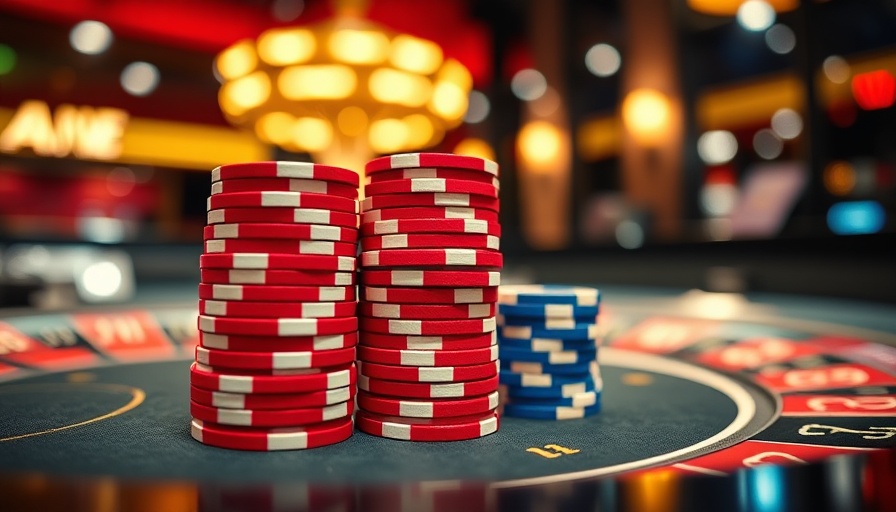 Casino chips on betting table symbolizing market uncertainty investing strategies.