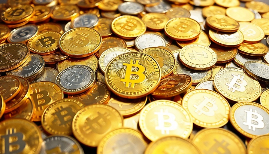 Abundant Bitcoin coins symbolizing strategic Bitcoin reserve.