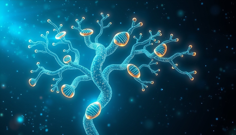 Cinematic depiction of a Genetic Tree Ancestry with DNA strands.