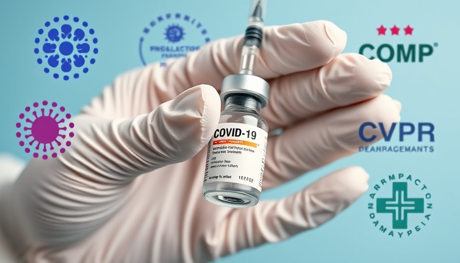 COVID vaccine transparency showcased with vial and company logos.