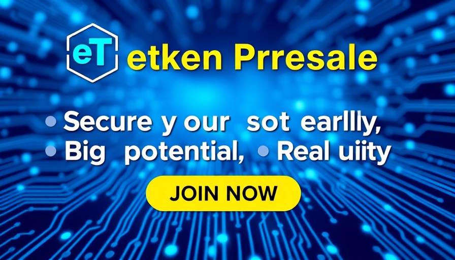 Eternex Network eTRNX token presale advertisement on blue background.
