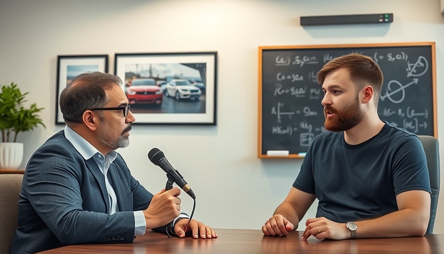 Two men in a virtual meeting, discussing GM 8-speed transmission lawsuit.
