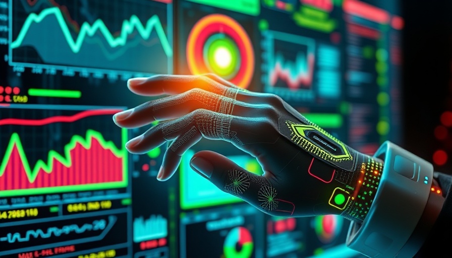 Digital hand interacting with virtual interface in bank fraud concept