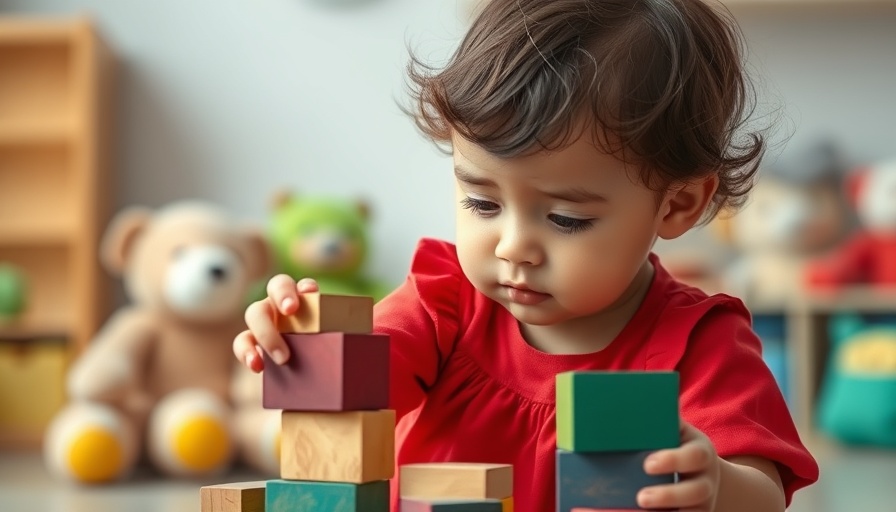 Child stacking blocks in playroom, ABA Reform and Neurodiversity.