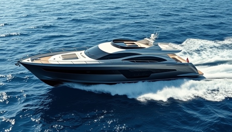 Modern Westport 98 yacht for sale cruising on open sea