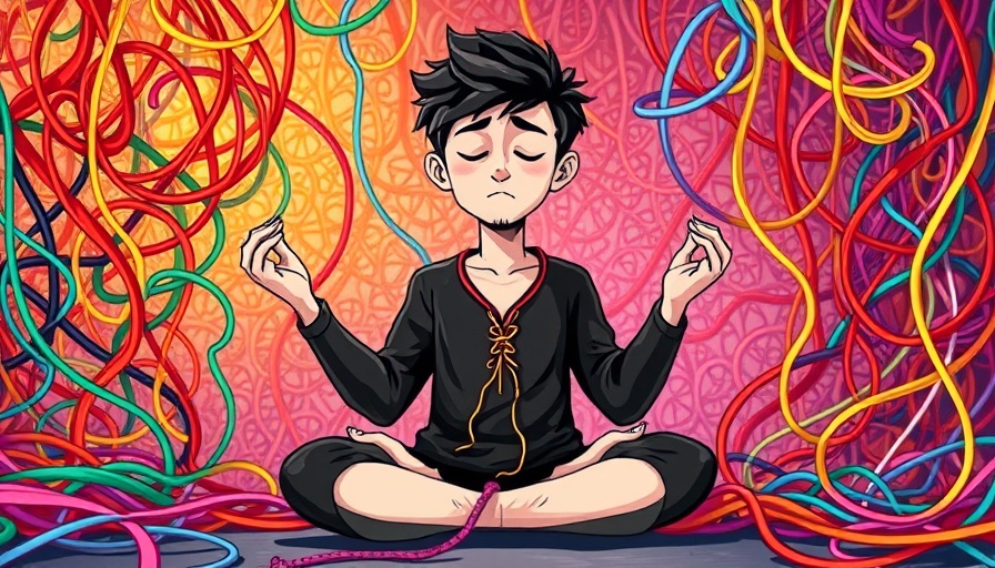 Mindfulness to Break Bad Habits illustrated with meditating figure.