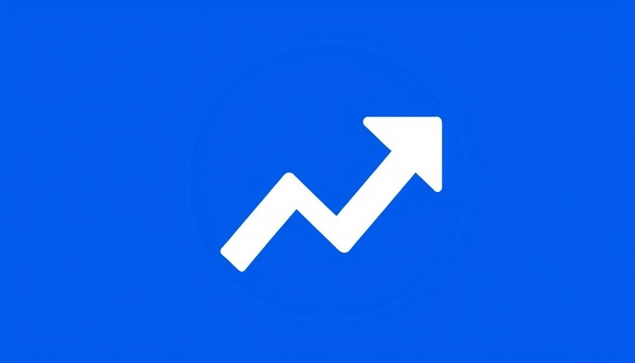 Blue circular icon with white upward arrow.