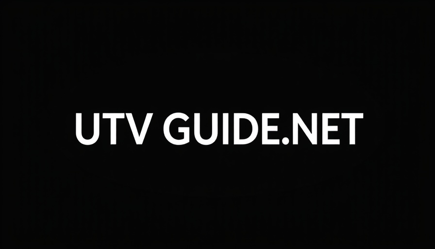 UTV Guide logo in black and white.